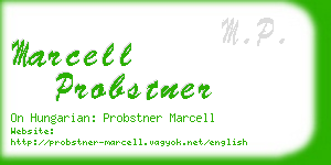 marcell probstner business card